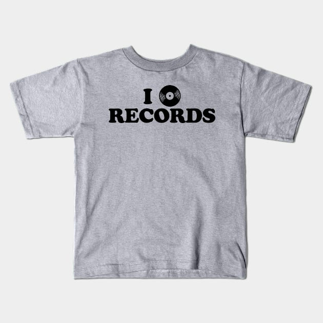 I Spin Records Kids T-Shirt by Tee4daily